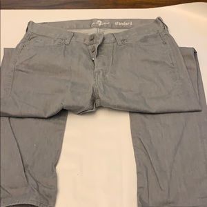 Men’s 7 for all mankind silver standard jeans